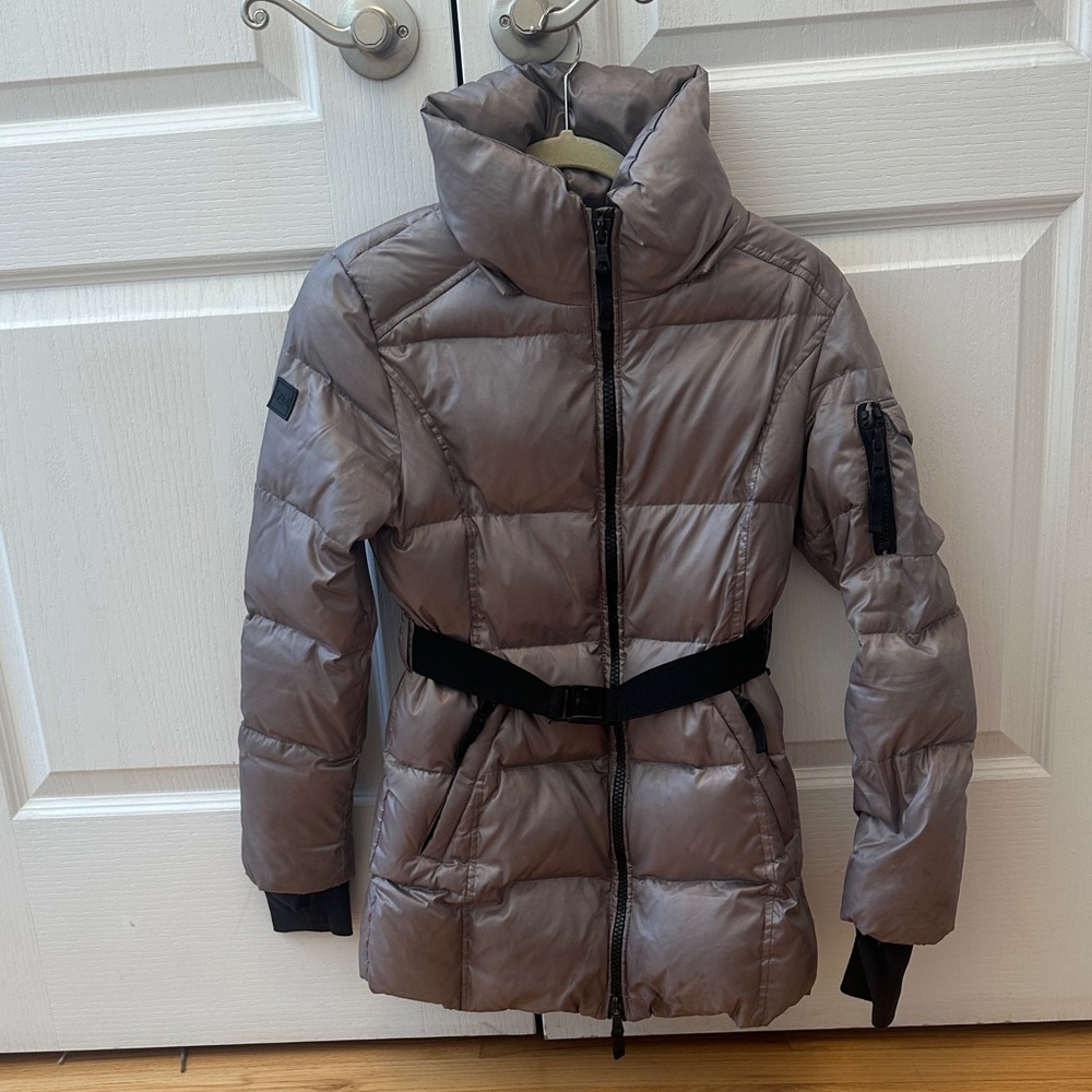 SAM. Kids Puffer Jacket in Metallic Gray